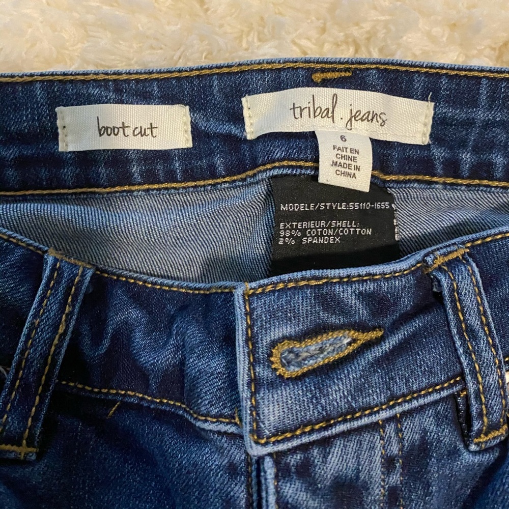 Tribal jeans, boot cut